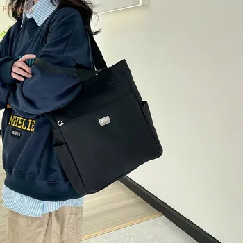 Borsa a tracolla leggera e impermeabile Borsa di grande capacità adatta per lavoro, studio e borsa da viaggio