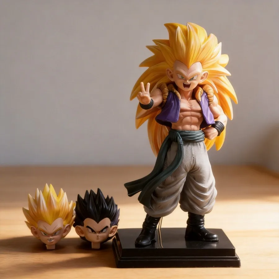

Аниме-фигурка Dragon Ball Gotenks, 22 см, коллекционная модель, украшение для рабочего стола, автомобильный декор, игрушка