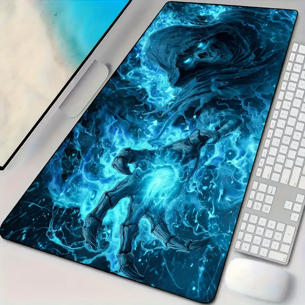 Magic Skeleton Man Mouse Pad Desk Mat Large Computer Office Carpet XXL Mousepad Gamer Gaming PC Accessories Keyboard Rug