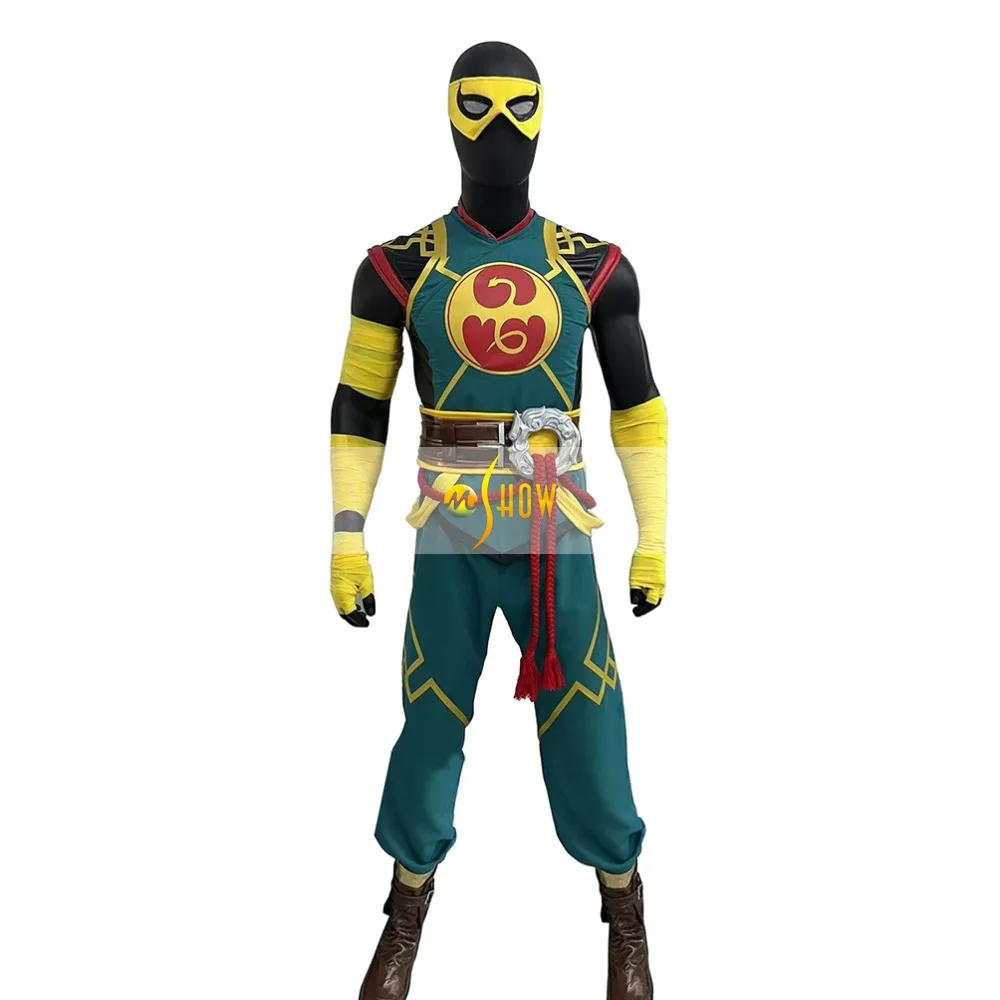 

Костюм супергероя «Железный кулак», костюм Дэнни Рэнда, наряды для взрослых и мужчин, вечеринка на Хэллоуин