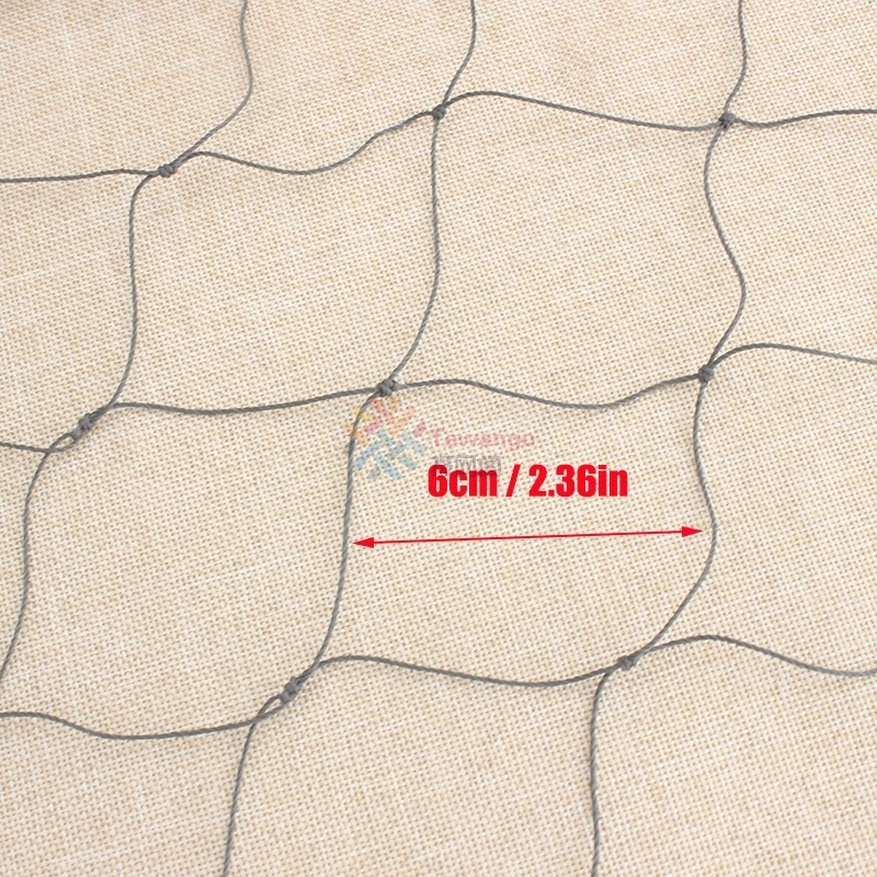 High-strength Anti-Tearing Breeding Net Chicken/Rabblit Fence Nylon Mesh Netting Garden Pond Protection Anti Bird Net 1.5m/5m H