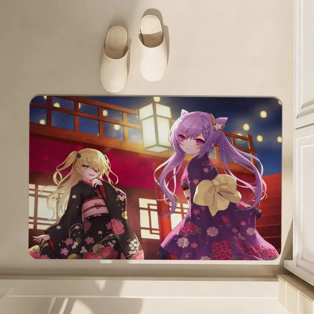 

Genshin Impact Floor Mat Soft Diatom Bathroom Absorbent Floor Mat, Toilet Of The Bathroom, Household Floor Mat, Door Mat Carpet