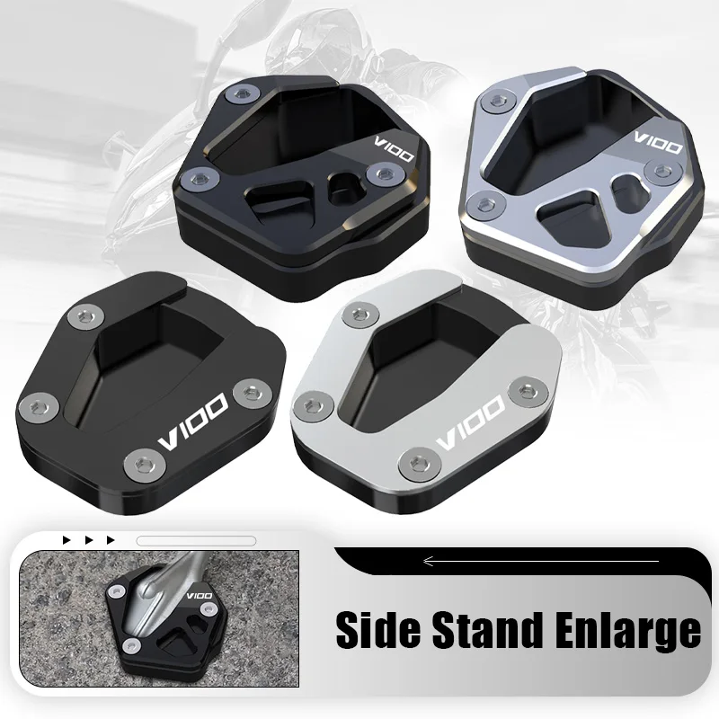 

Motorcycle For Moto Guzzi V100 V 100 Mandello 2023 2024 2025 2026 Kickstand Foot Side Stand Extension Enlarge Foot Pad Support
