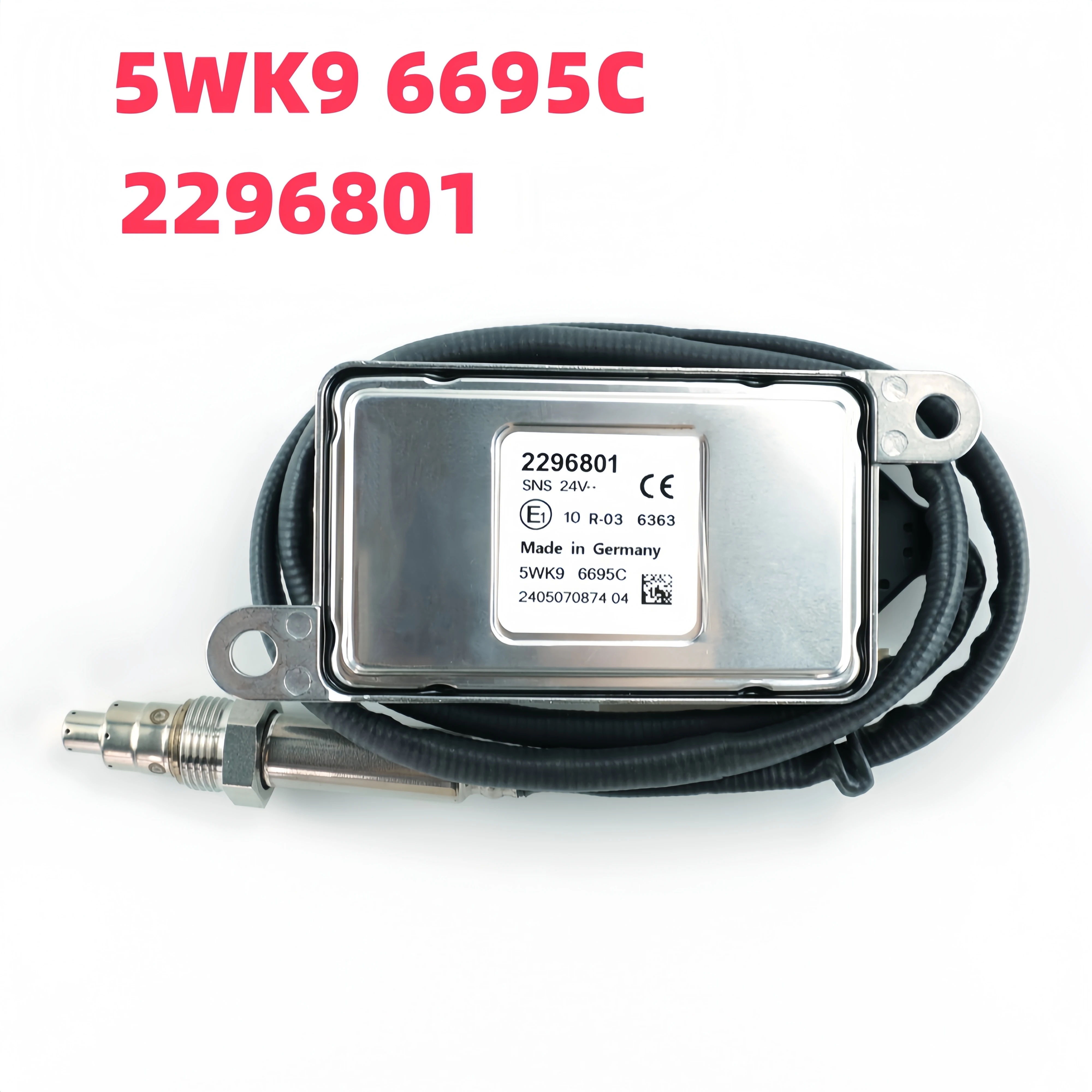 

2296801 5WK96695C 6695C,New Nitrogen Oxides Sensor For 24V Scania L-/P-/G-/R-/S-Series Euro 6 Trucks Bus and Coach