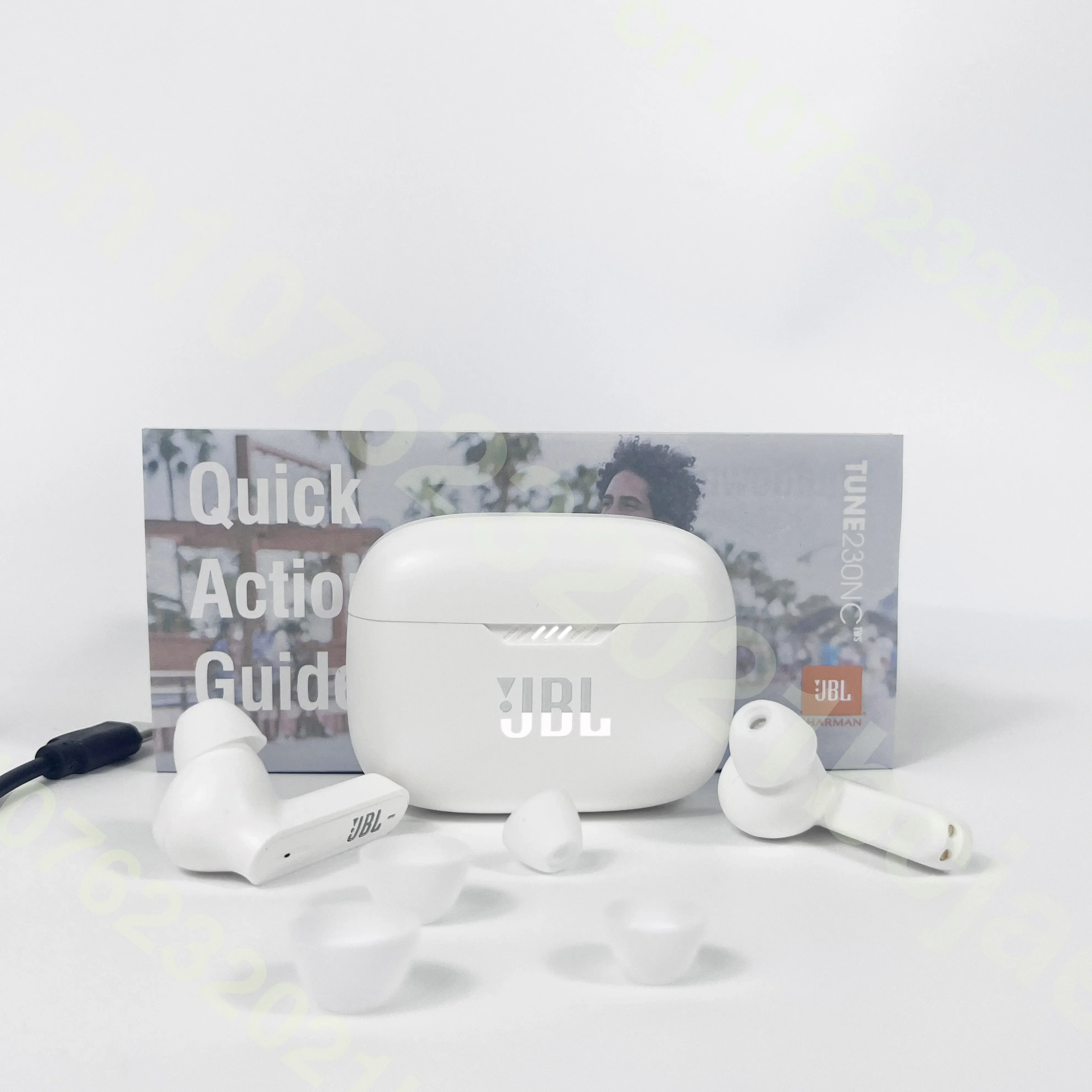 JBL Tune 230NC TWS سماعة لاسلكية تعمل بالبلوتوث إلغاء الضوضاء سماعات أذن ستيريو نقي باس سماعات مقاومة للماء سماعات رياضية ذكية