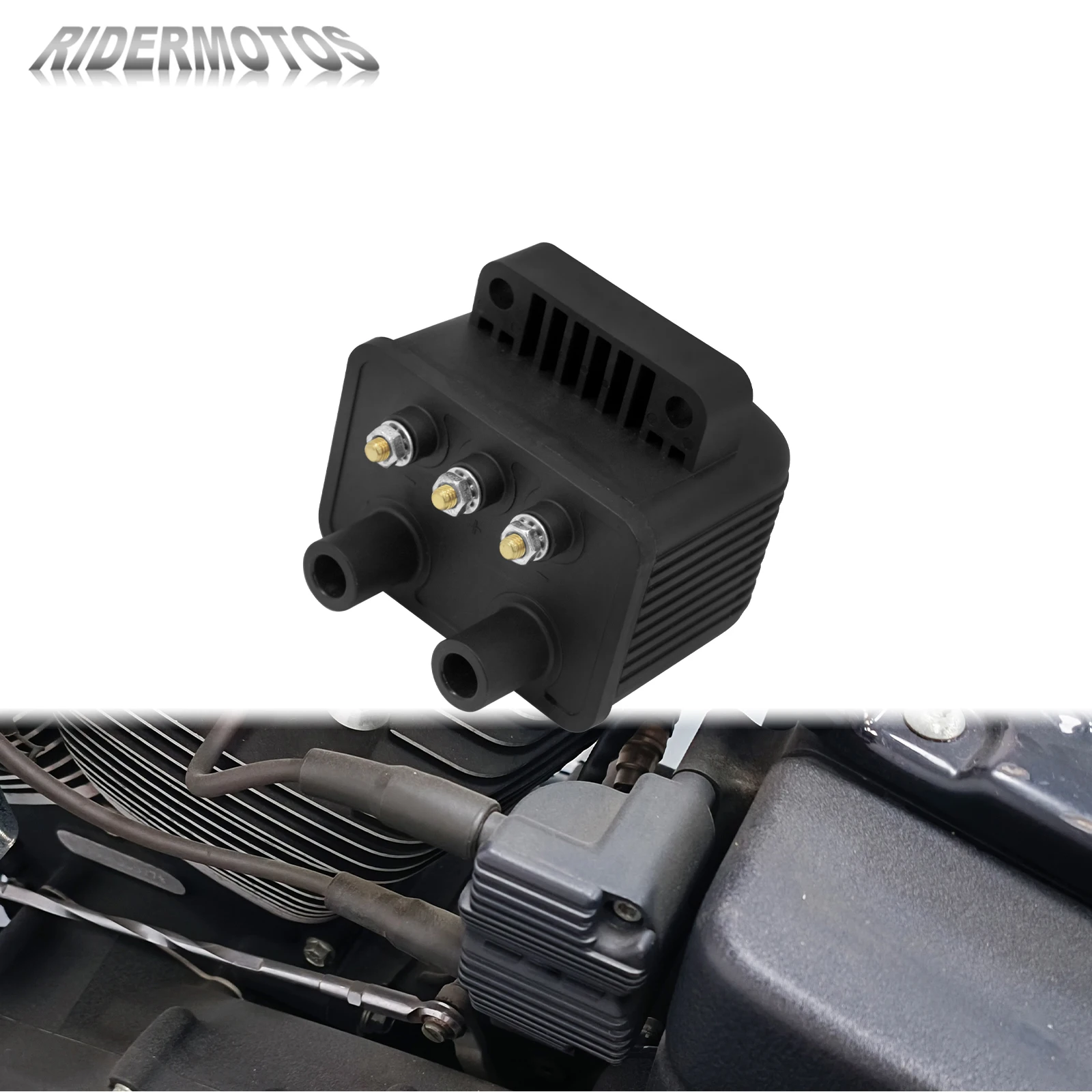 

Motorcycle 12V Ignition Coil 3Ohm Single Fire Output Coil For Harley Sportster XL1200 Touring Road Glide Softail FLSTN 1984-2003