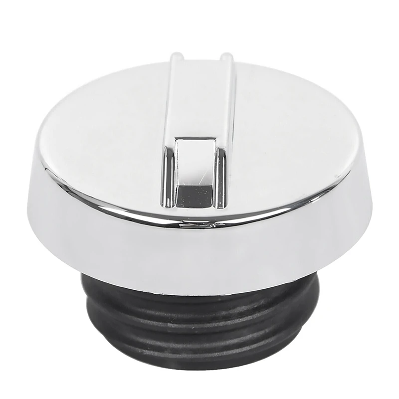 Chrome Vented Gas Cap Fuel Tank Cover For  Touring Electra Glide Fat Boy Replacement Accessories image 2