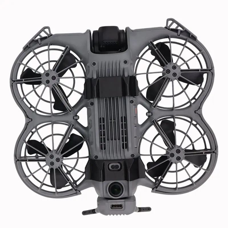 DT18 Landing Gear for DJI NEO 2 Drone, Quick Release Body Support Leg Extension, Protective Feet Bracket, Black, 4.8mm Height