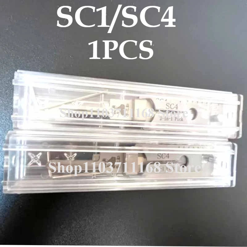 1 قطعة LiShi 2 في 1 SC1 SC4 أدوات اليد المدنية اليد المهنية لقياس ماستر اختيار و فك لأداة اختيار قفل Schlage