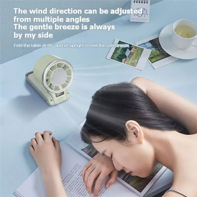 A25F-Handheld Fan Mini Ice Pack Portable High Speed Cooling Outdoor Foldable Handheld Fan Small Fan