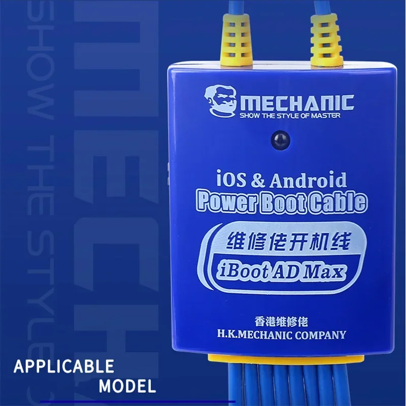 Meccanico iBoot AD Max cavo di prova dell'alimentatore Android One Button Boot Control line per Android per IPhone 13 13mini 13pro max