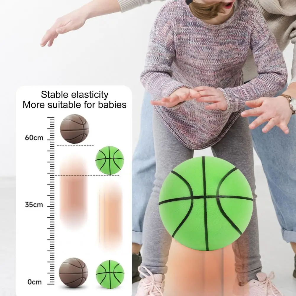 

Тихий баскетбольный мяч с низким уровнем шума, высокий отскок, низкий шум, детский баскетбольный мяч для дрессировки в помещении, тихий, без покрытия, для мальчиков