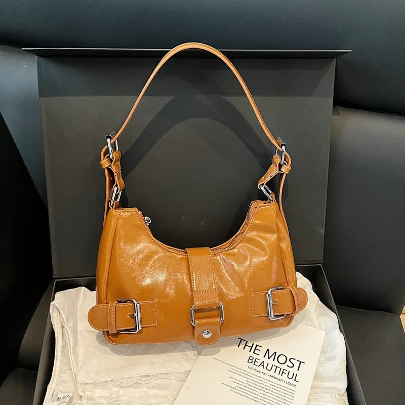 

2025 New Summer Women's Shoulder Bag Vintage Fashion Casual Tote Bag Stylish Crossbody Purse for Work Versatile Chic Sling Bag