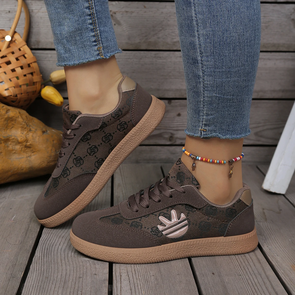 Women Fashion Sneakers Sexy Leopard Print Platform Sneakers Women Designer Soft Bottom Board Shoes Women Zapatillas De Deporte