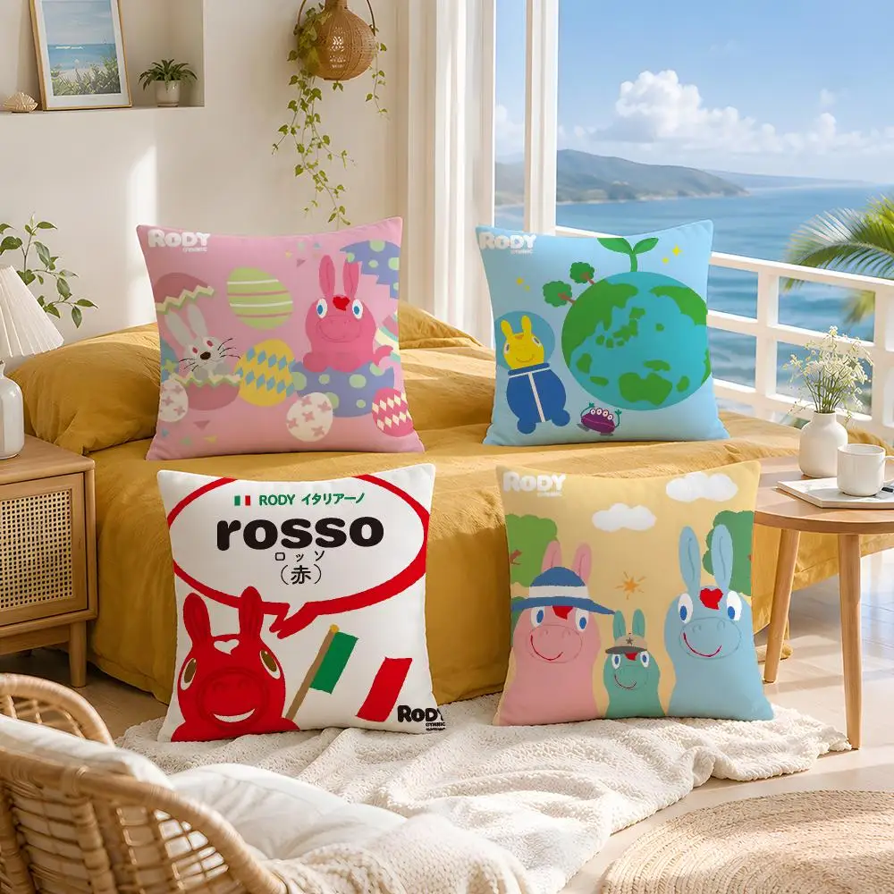 Toy Rody Cushion Cover Throw Pillow Short Plush Fresh Natural Cushion for Living Room Sofa Ornament Present Gift