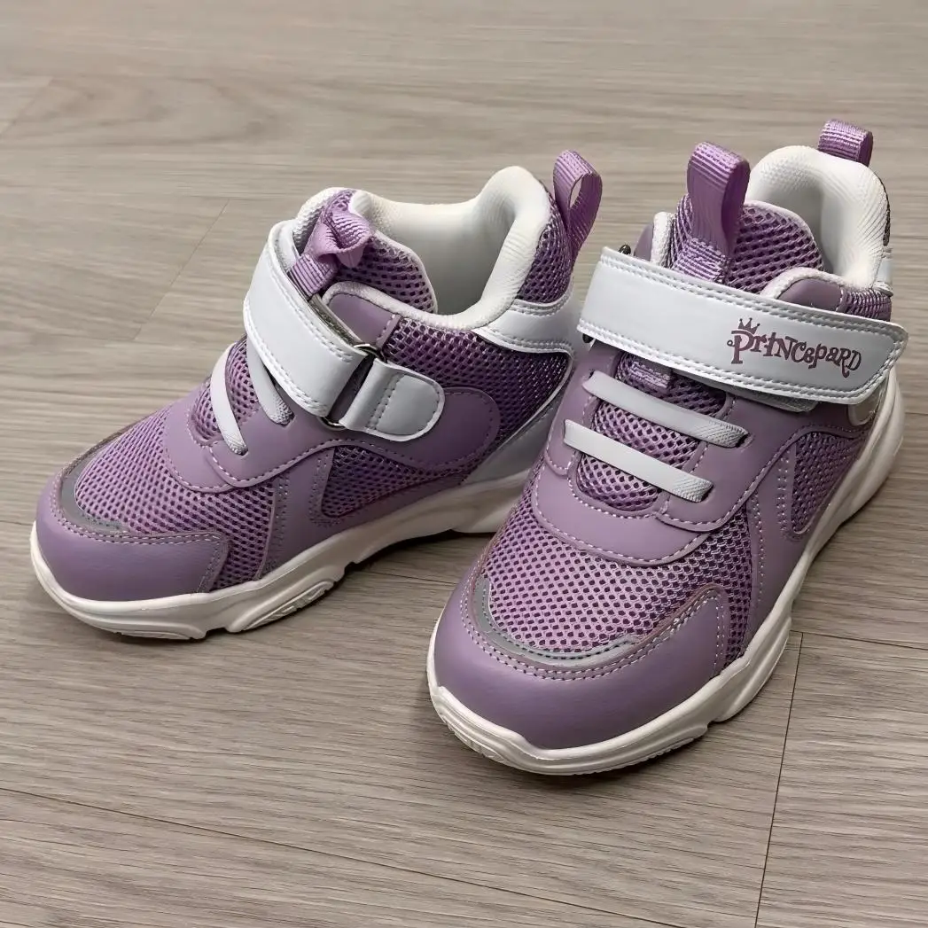 Orthopedic Kids Sneakers High Top Ankle Support Anti-skid Soles Casual Shoes for Girls And Boys Club Foot Toe Walking