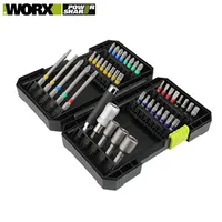 Worx Drill Bits Set WA1149 42Pcs for Electric Drill Driver Screwdriver Head Cross Flower Type Head Hexagon Socket Tool Parts