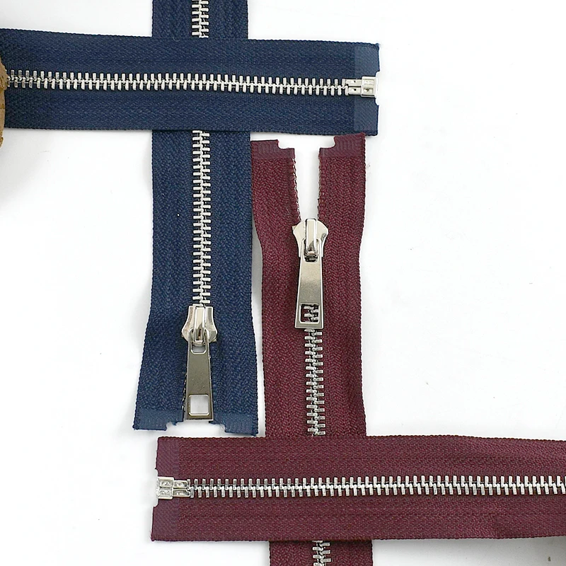 

5Pcs Meetee 5# Metal Zippers Sewing Clothes Jeans 15-80cm Close/Open-End Zips Zip Bag Closure Zipper Repair Kit DIY Accessories