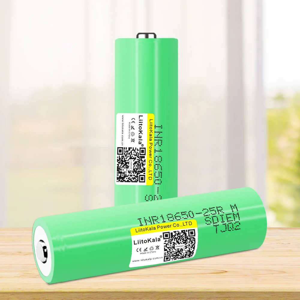 100% nowy, oryginalny akumulator litowo-jonowy 25R 18650, 3.6V, 2500 mAh, akumulator z możliwością ładowania, rozładowanie 20A/35A + nikiel do samodzielnego montażu
