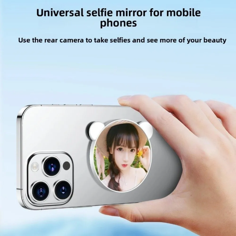Magsafe Telefoon Selfie Spiegel Groothoek Video Magnetische Telefoon Achtercamera High Definition Magneet Selfie Spiegels