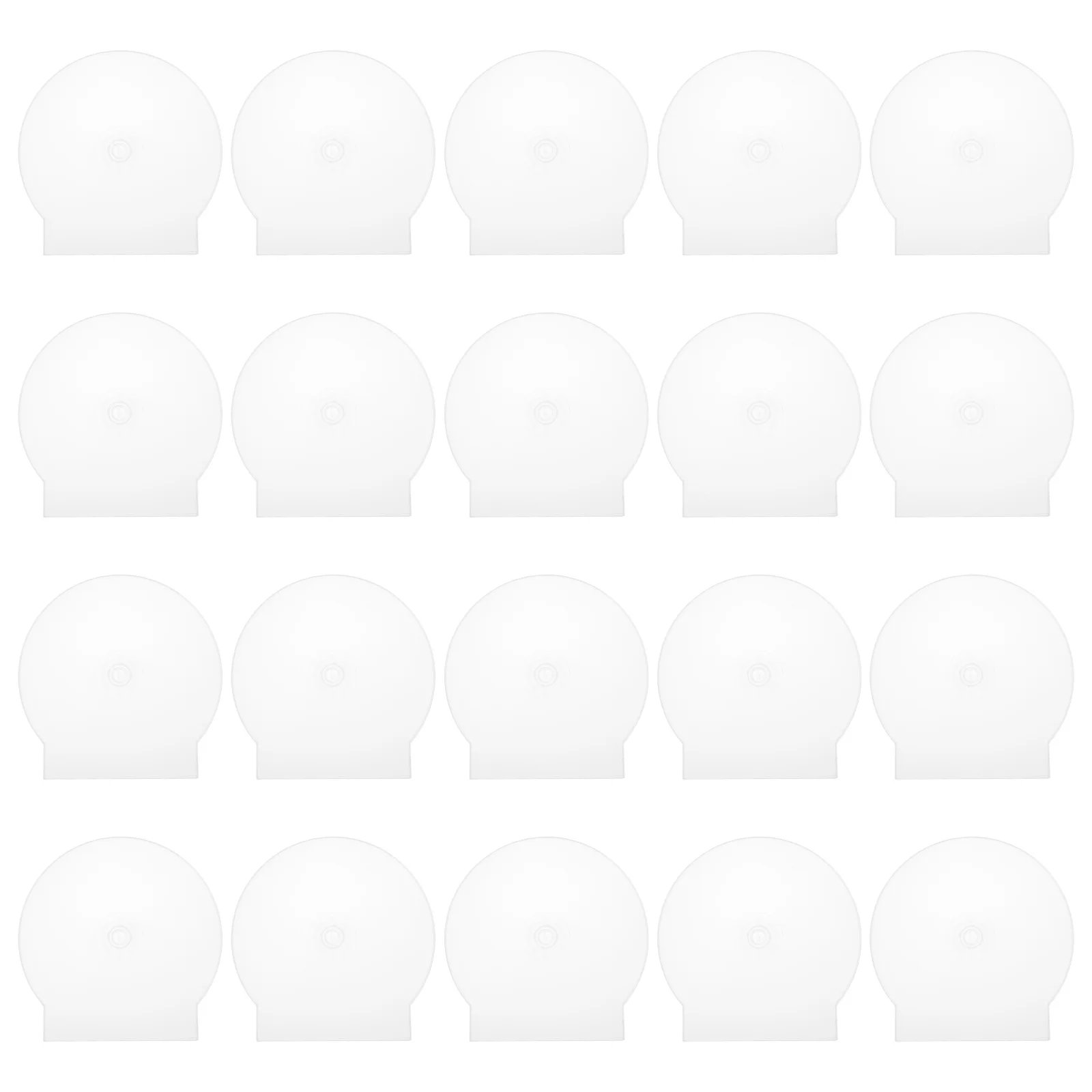 

KICHOUSE 15pcs Plastic DVD Case Replacement Holder Storage Box Accessory