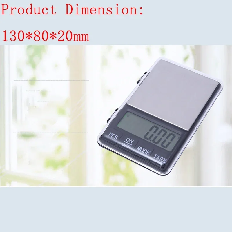 600g/1000g 0.01g 3kg 0.1g Portable Electronic Precision Libra Jewelry Scale Weight Digital Kitchen Food Scales Weighing Tools