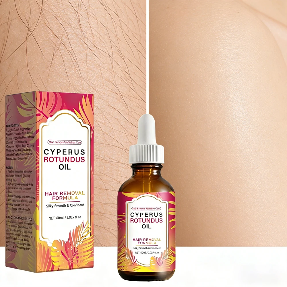 

Cyperus Rotundus Oil For Hair Removal Soft Smooth Skin Care Deep Hydration Anti Hair Growth Inhibition After Shave Oil,60ml