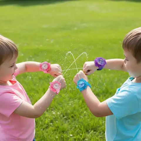 Wrist Watch Water Squirter Toy - Fun Prank for Summer, Pool & Beach Party Favors, Novelty for Kids & Adults