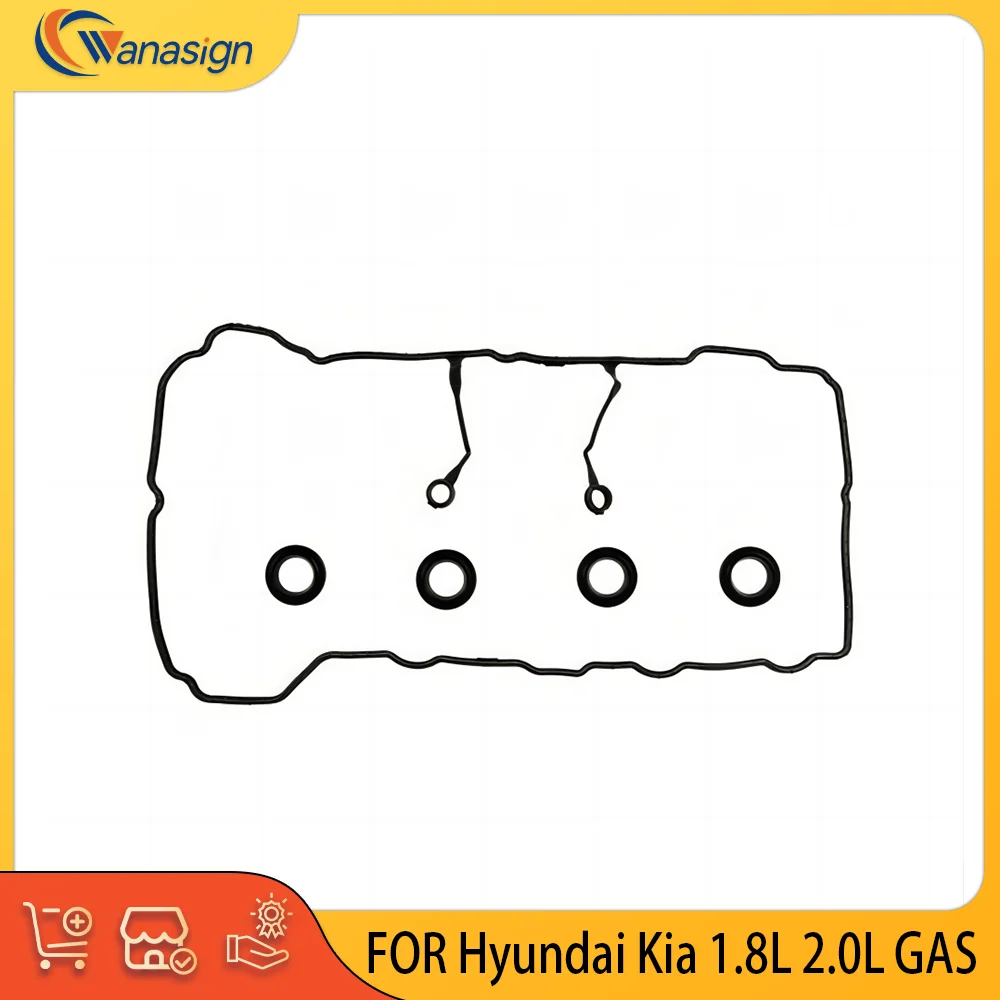 Valve Cover Gasket Set for Hyundai KIA 1.8L 2.0L L4 16V GDI CVVT G4NA F4NA G4NB G4NC G4ND G4NE L4NA G4NH 2009-2024 1.8 2.0 L