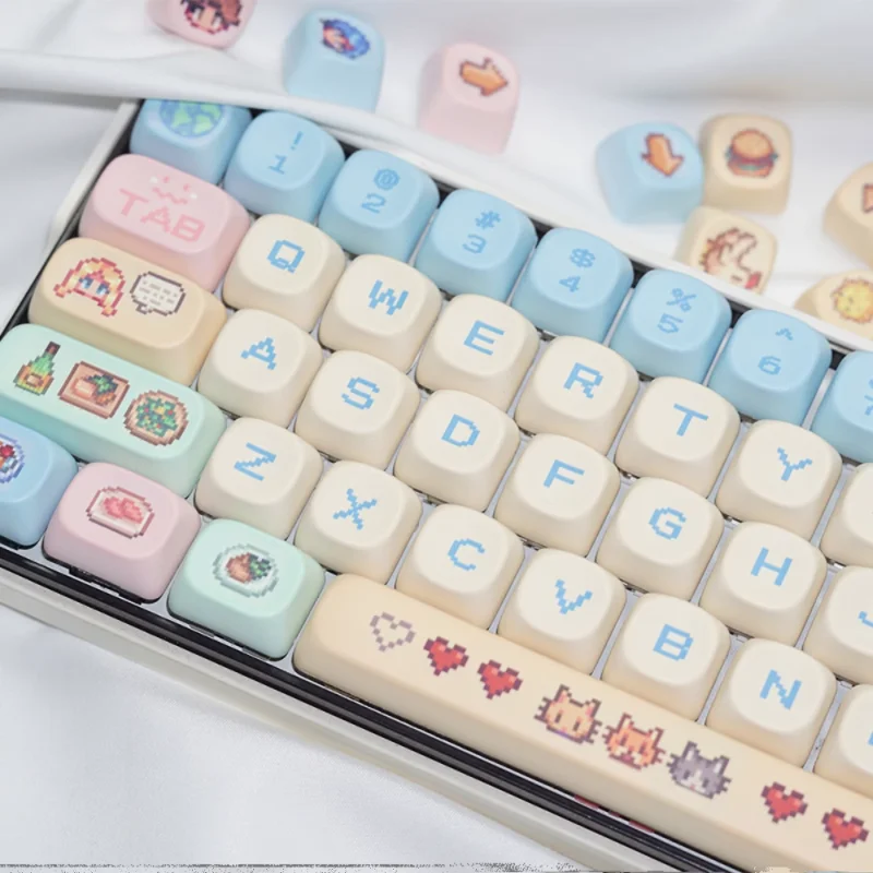 

Keycaps Set MOA Profile Sublimation Custom Original Handmade Keycaps for Mechanical Keyboard Gifts