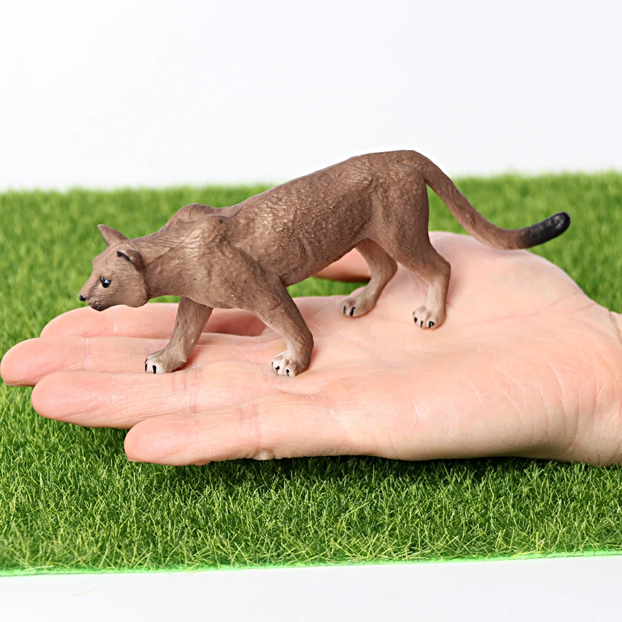 محاكاة الحياة البرية الأفريقية الحيوانات البنغال النمر كروجر الأسد النمر السيبيري نموذج PVC ألعاب تعليمية للأطفال