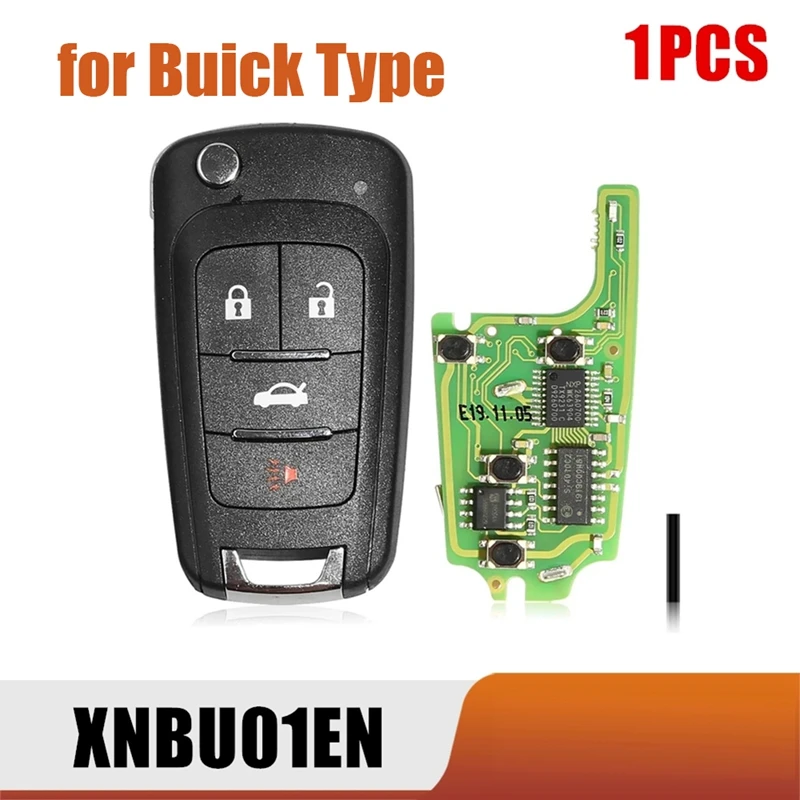 For Xhorse XNBU01EN Universal Wireless Remote Key Fob 4 Button For Buick Type For VVDI Key Tool