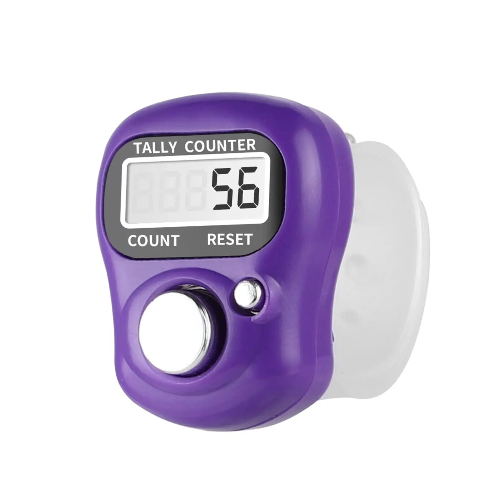 Hand Held Useful Digital Display Knitting Crochet Amigurumi Purple/Green Stich Row Tally Counter