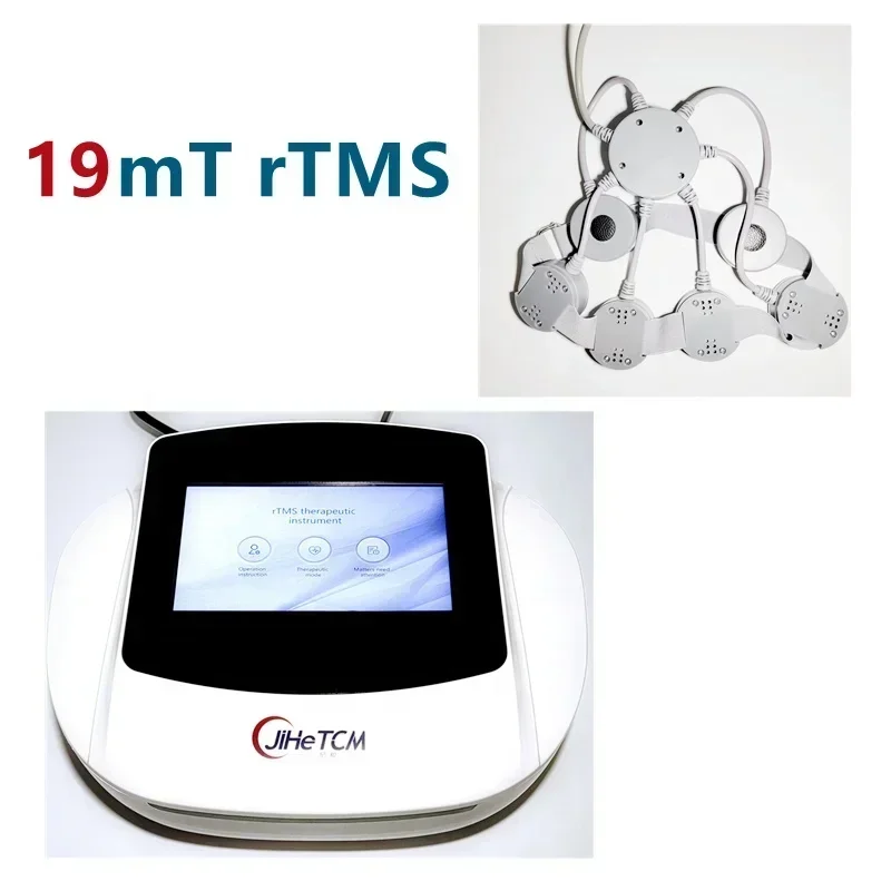 Transcranial Magnetic Stimulation for Adult &Child Stroke Insomnia Anxiety Depression Autism Brain Therapy Apparatus rTMS 1-50HZ