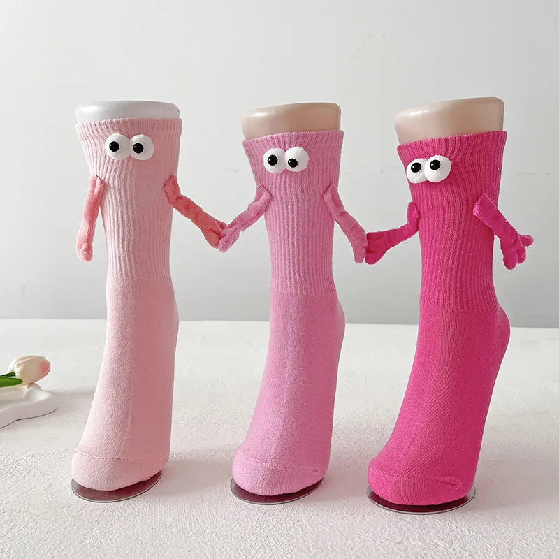 

Magnetic Holding Hands Socks Novelty Funny Women Men Couple Socks Valentine's Gifts For Couples,Anniversary,Best Friends,Teens