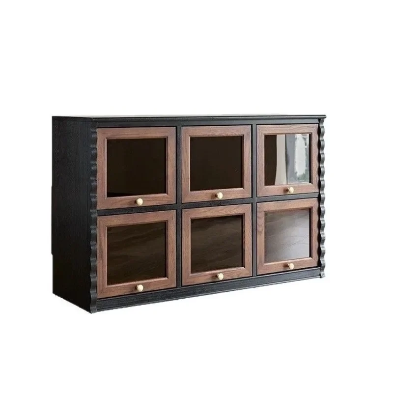Household chest module combination cabinet, Chinese TV cabinet, medieval bookcase storage cabinet