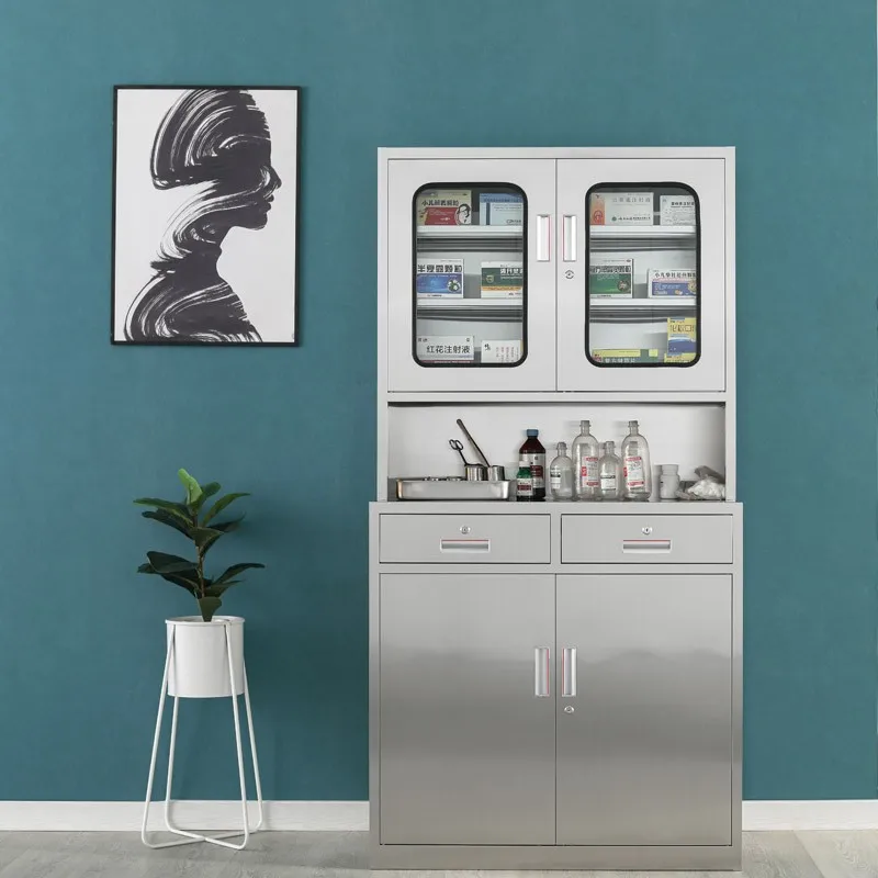 Western medicine cabinet Chinese medicine cabinet Thickened clinic instrument cabinet Locker