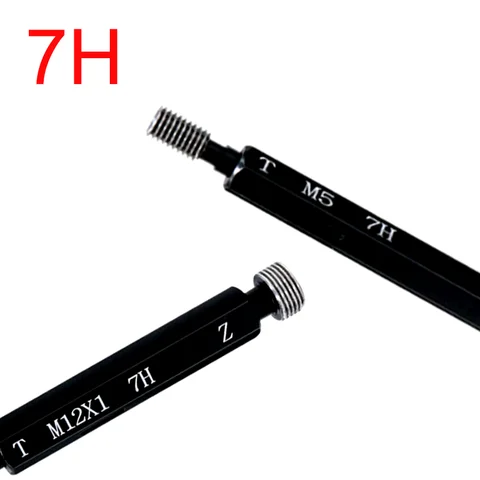1개 스틸 머큐리 게이지 미세 나사 플러그 게이지 7H M11 M12 M13 M14 M15 M16 M18 M20 M22 M24 M25 M26- M60 나사 간격 1.5