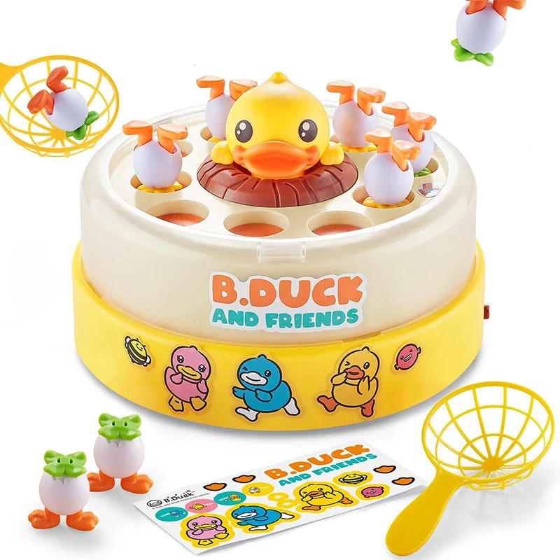 Bounce and Catch Duck Board Game Catching Flying Duck Training Hand Eye Coordination Parent Child Party Funny Kid Game Toy Gift