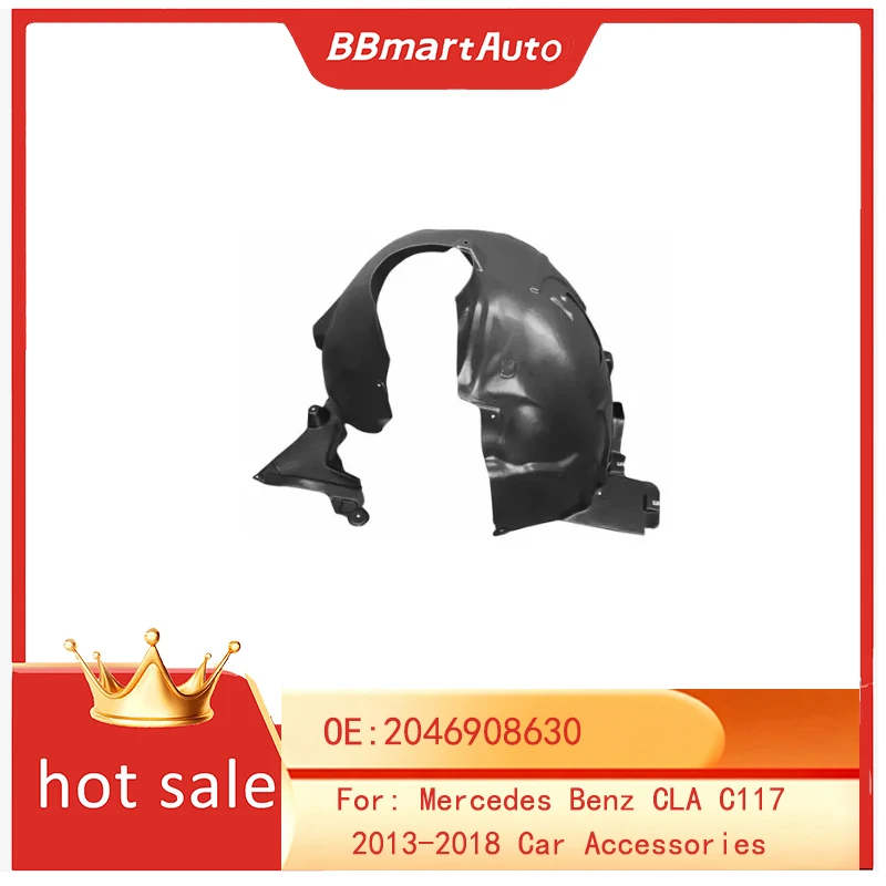 

2466900830 BBmart автозапчасти 1 шт. передний левый подкрылок для Mercedes Benz CLA C117 2013-2018 OE 2466900830 автомобильные аксессуары