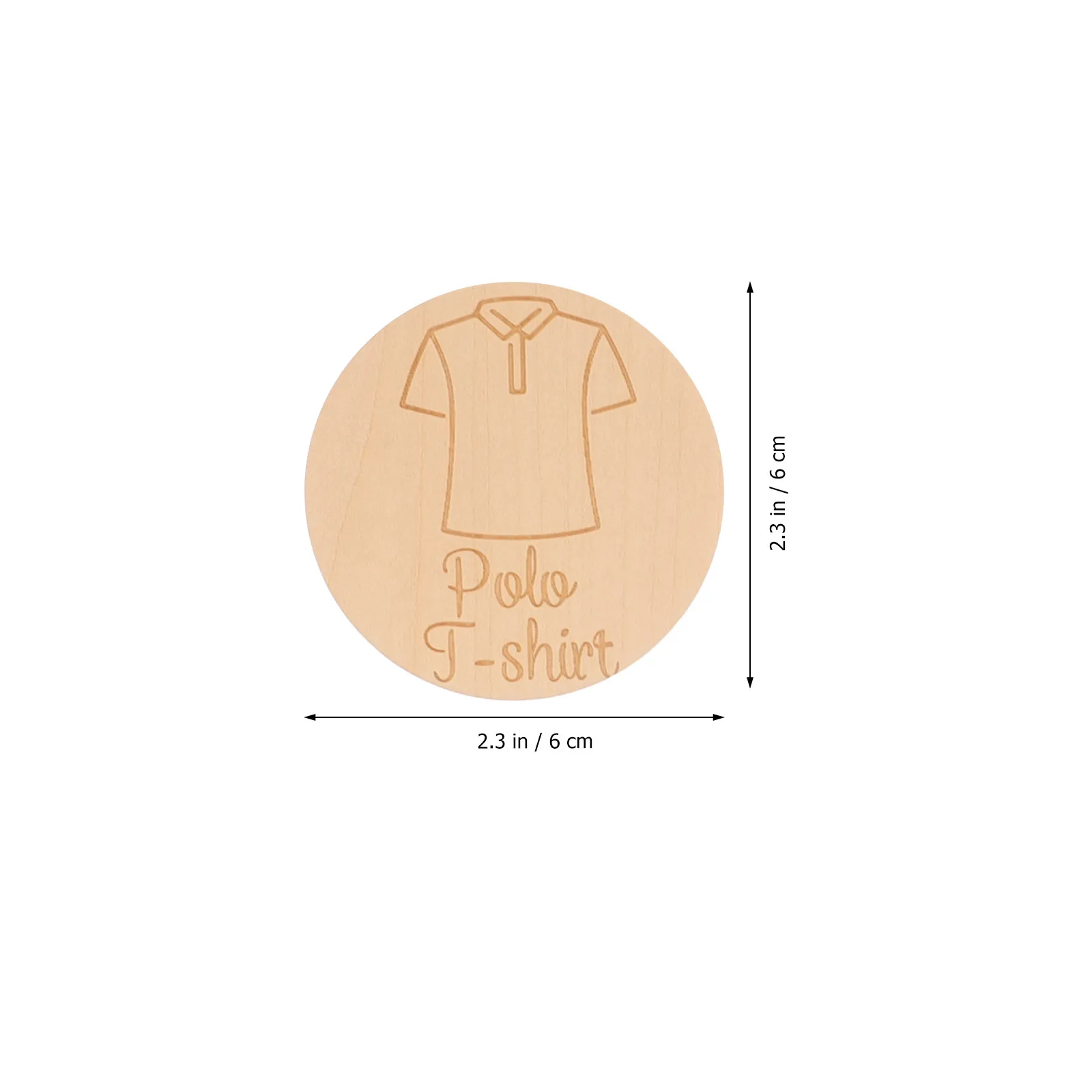 60 Piece Wooden Closet Labels Clothing Organizer Tags for Wardrobe Storage Classification and Identification