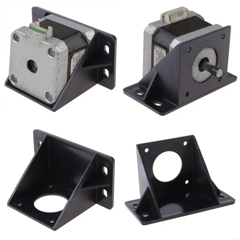 NEMA 17 ステッピングモーターアクセサリープラスチックブラケットサポート取付 L タイプブラケットマウント 42 ステッピングステッピングモーター Nema17 モーター Ho