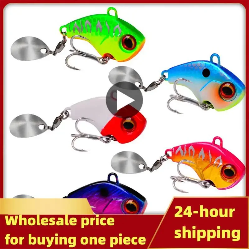 Fishing Lures Wobble Rotating Metal Vib Vibration Bait Winter Fishing 6g 15g 28g Artificial Hard Baits Spinner Spoon Lure Pesca