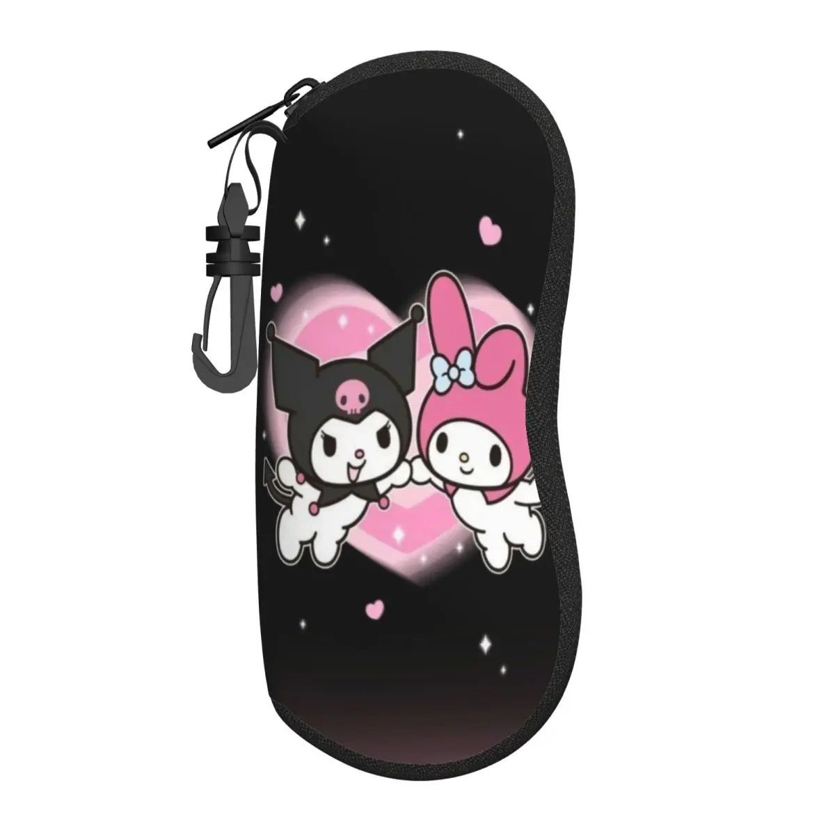 

Custom Kuromi Melody Shell Eyeglasses Case Men Women Fashion Glasses Case Sunglasses Box Pouch