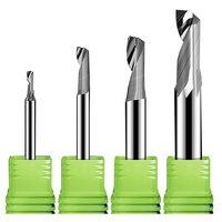 1Pcs 5A 3.175/4/5/6/8mm Single Flute Milling Cutters for Aluminum CNC Tools Solid Carbide Aluminum Composite Panels WoodWorking