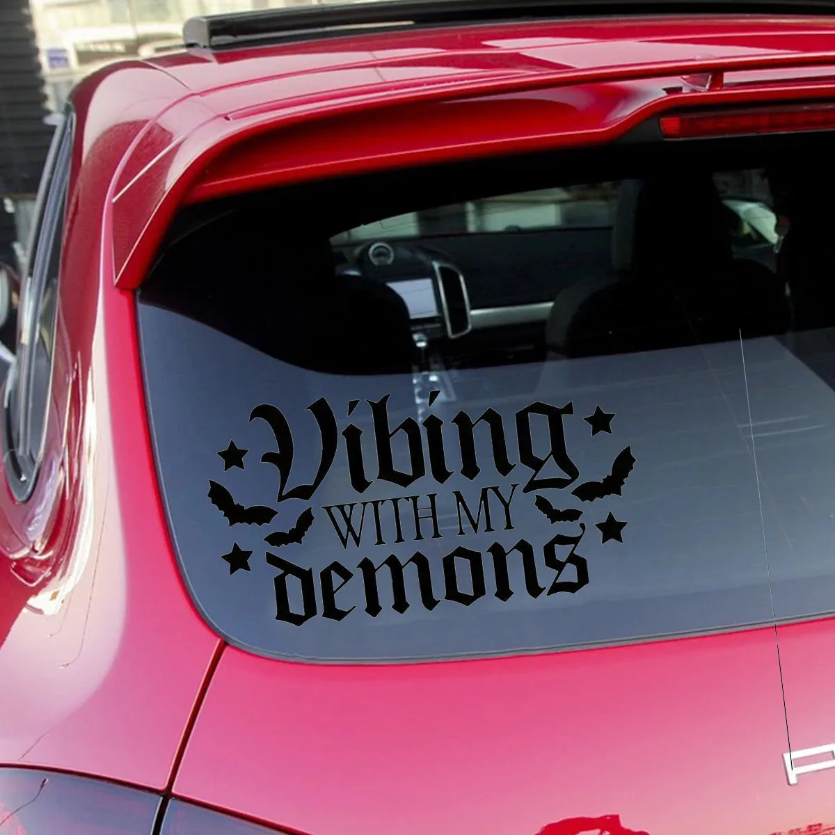 Dancing with My Demons Car Stickers, Vinyl Stickers, Windows & Bumper Stickers for Cars - Motorcycles - Walls - Laptops etc
