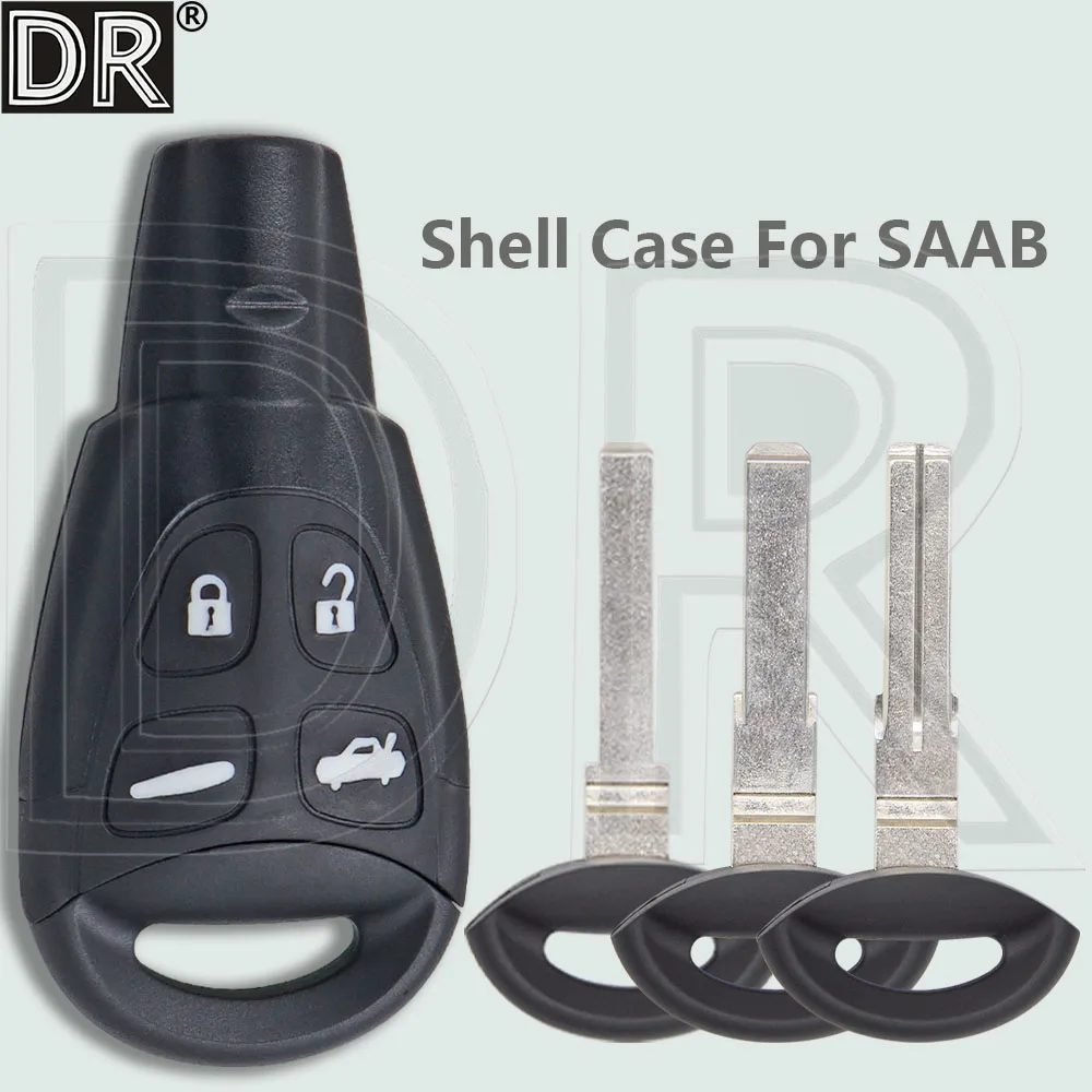 

DR Мягкий 4-кнопочный сменный чехол для автомобильного ключа, чехол для SAAB 93 95 9-3 9-5