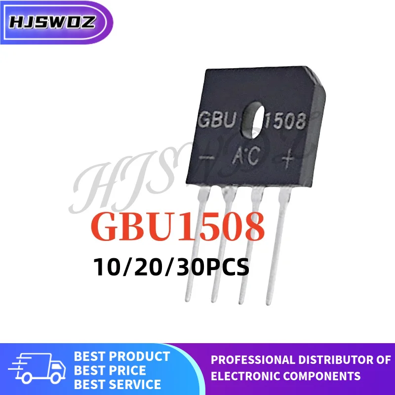 10-30PCS GBU1508 GBU 1508 15A 800V Rectifier bridge stack Bridge Rectifier Brand New In Stock