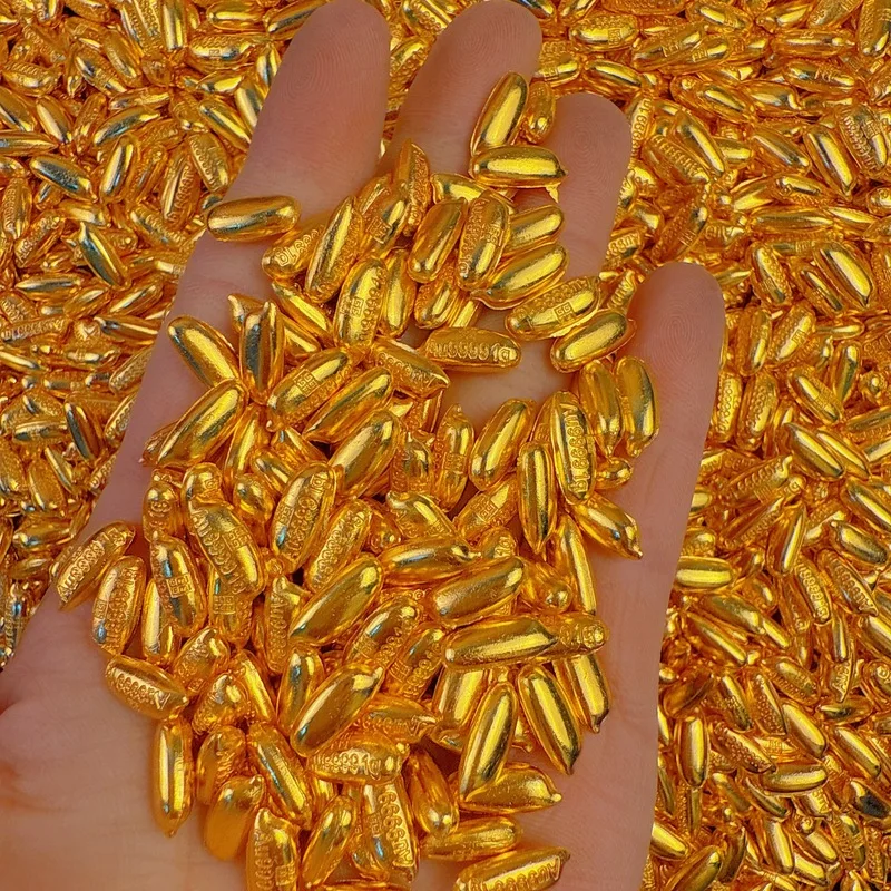Miniature Gold , Ingots, Copper Coins, Peanuts, Pumpkins, Gourds, Treasure Bowls – Decorative Pieces And Fillers For At