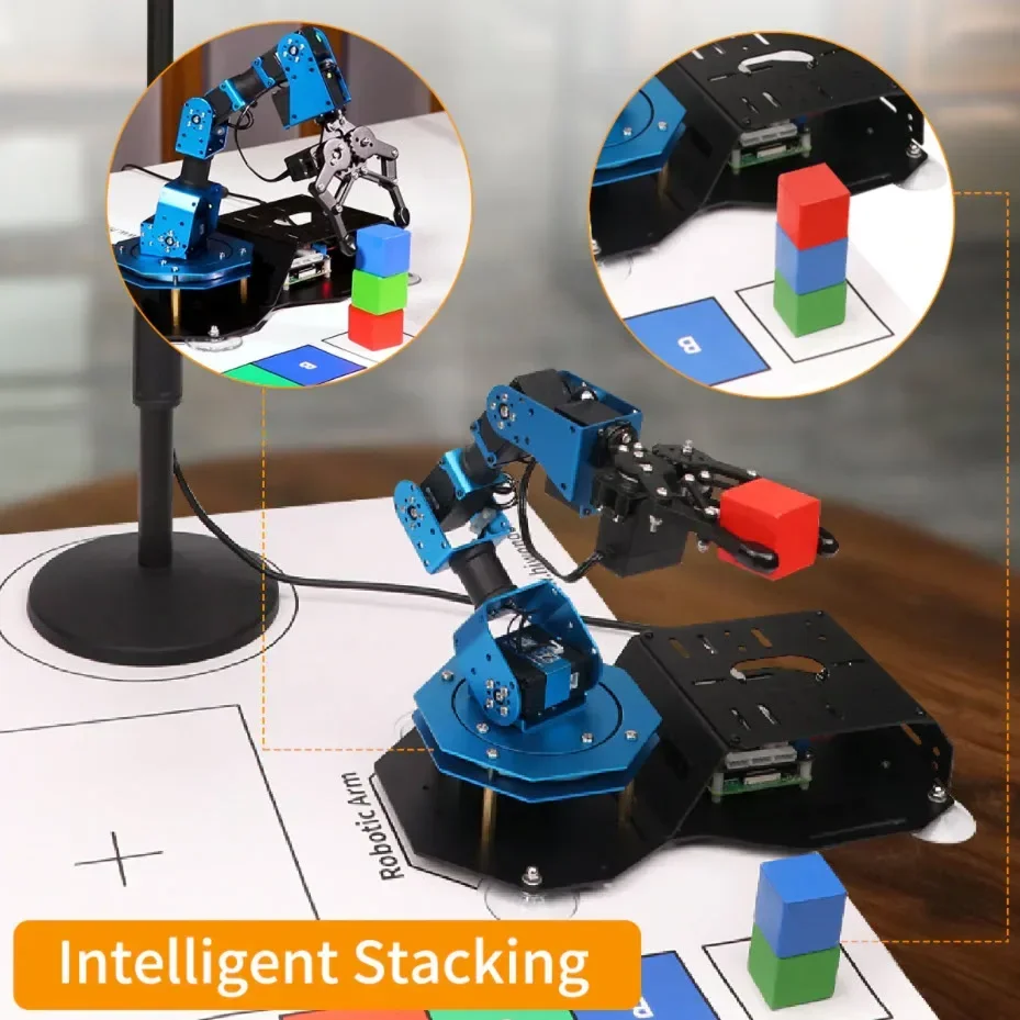 Smart Robot ArmPi Toy Robots OpenCV Machine Vision Learning Mini Industrial Robotic Arm